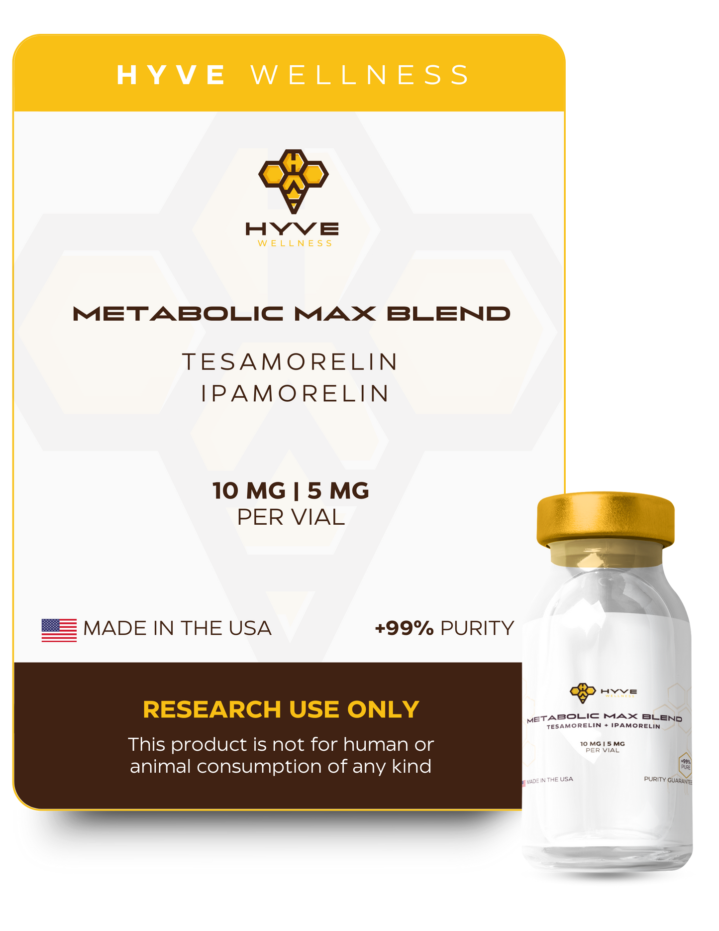 Metabolic Max Blend (10mg) / Ipamorelin (5mg)